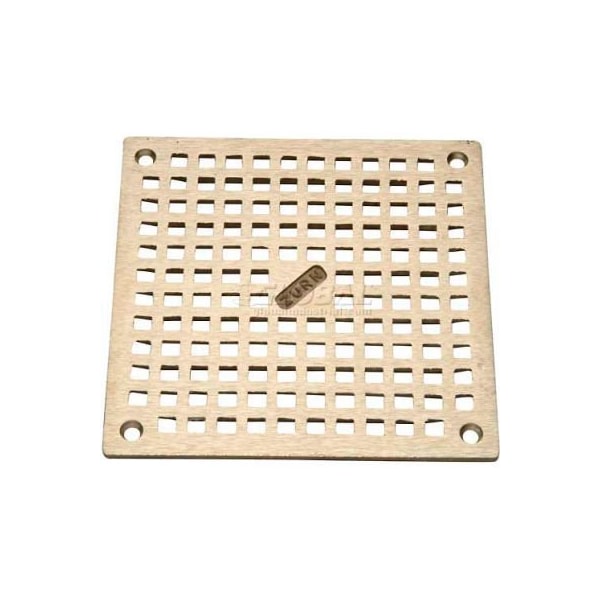 Zurn 8" x 8" Square Floor Drain W/Screws, Nickel